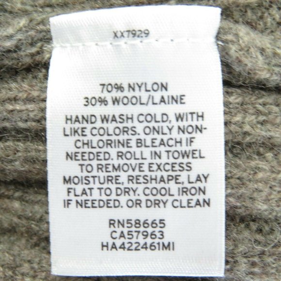 Halogen Sweater Brown Button Raglan Sleeves - Picture 7 of 7